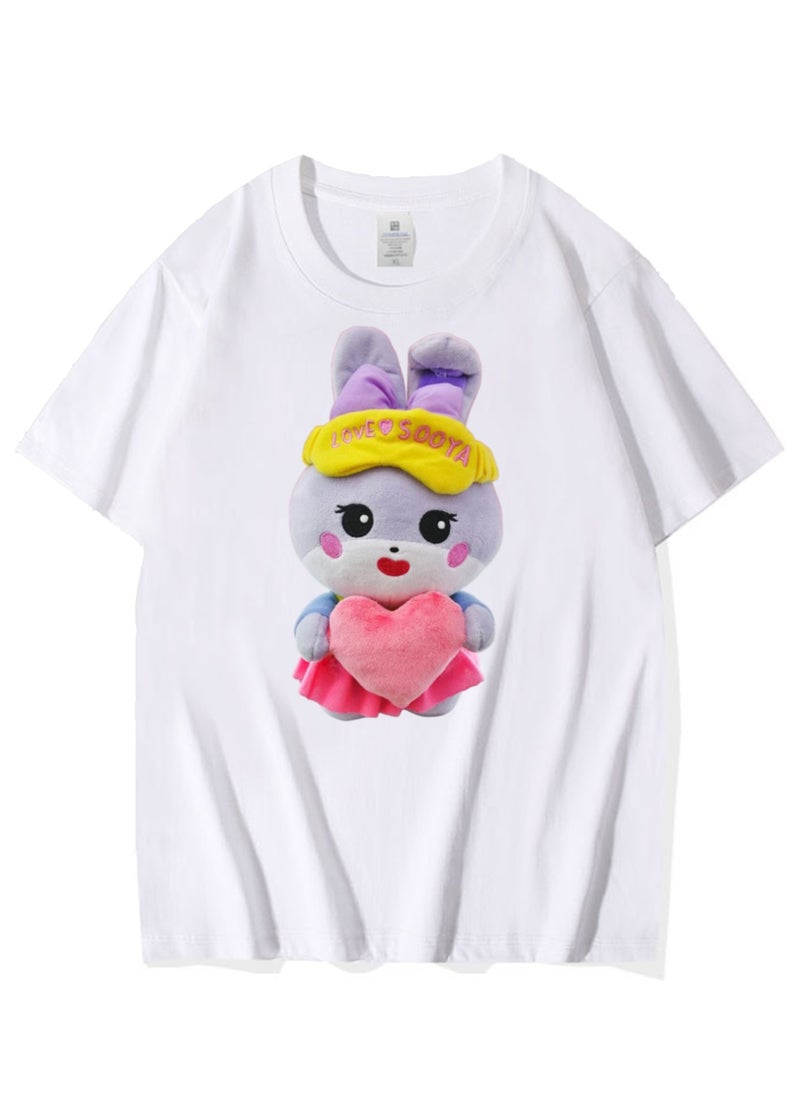 NIBEMINENT Blackpink Printed Cotton Short Sleeves T-Shirt 