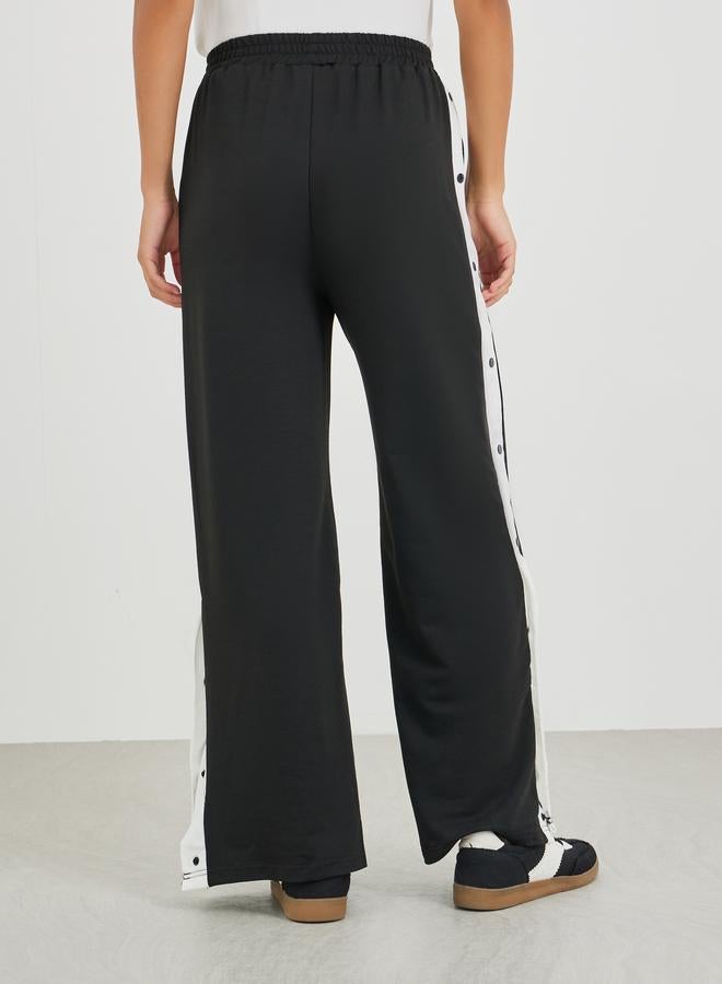 Styli Studded Side Panel Wide Leg Joggers - Image 5