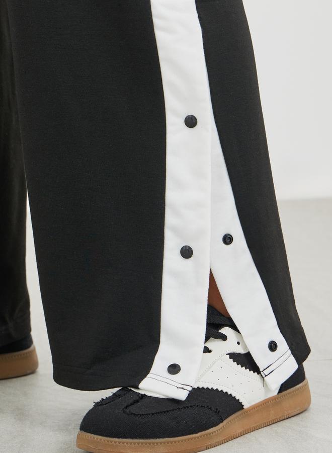 Styli Studded Side Panel Wide Leg Joggers - Image 3