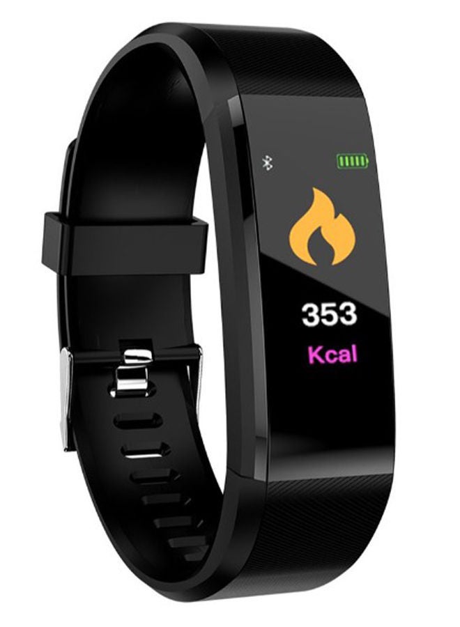 NIBEMINENT ID115 Sport Pedometer Fitness Tracker Black - Image 1