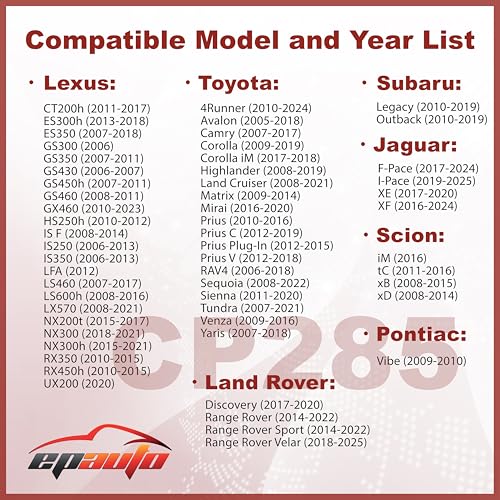 EPAuto CP285 (CF10285) Premium Cabin Air Filter includes Activated Carbon - Image 2