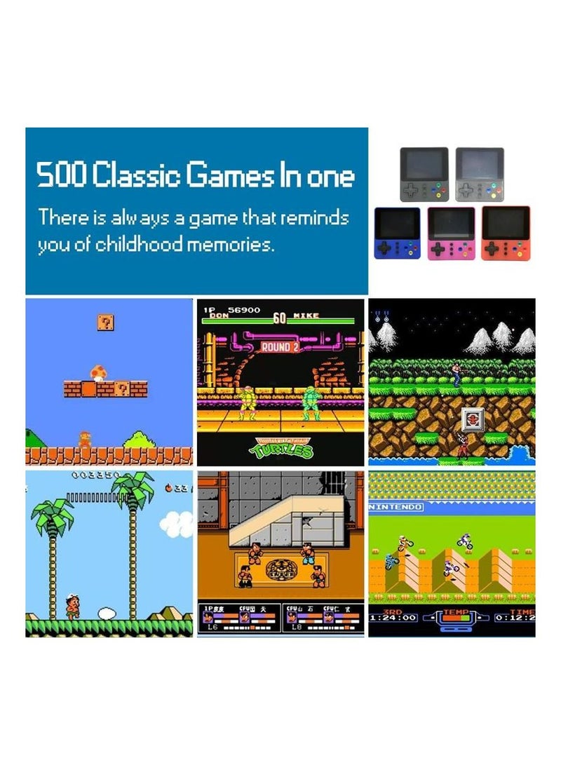 K5+ Mini Handheld Game Console 500 in 1 LCD Screen And Support TV Output - Image 3