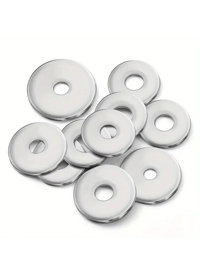 12 Pcs M6 x 16mm Stainless Steel Flat Washers Thickened Anti Rust Hardware Fasteners - Image 3