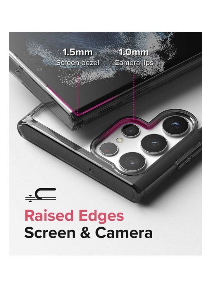 Samsung S22 Ultra Case Clear Cover for Samsung Galaxy S22 Ultra Thin Soft Silicone Edges Slim  Transparent Hard Back Cover Protective Phone Case Anti-Yellowing Phone Case for Galaxy S22 Ultra 6.8 Inch