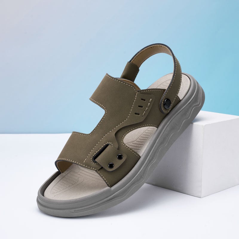 Men'S Sandals Summer Casual Outdoor Beach Shoes Non-Slip Dual-Purpose Sandals And Slippers - Image 2