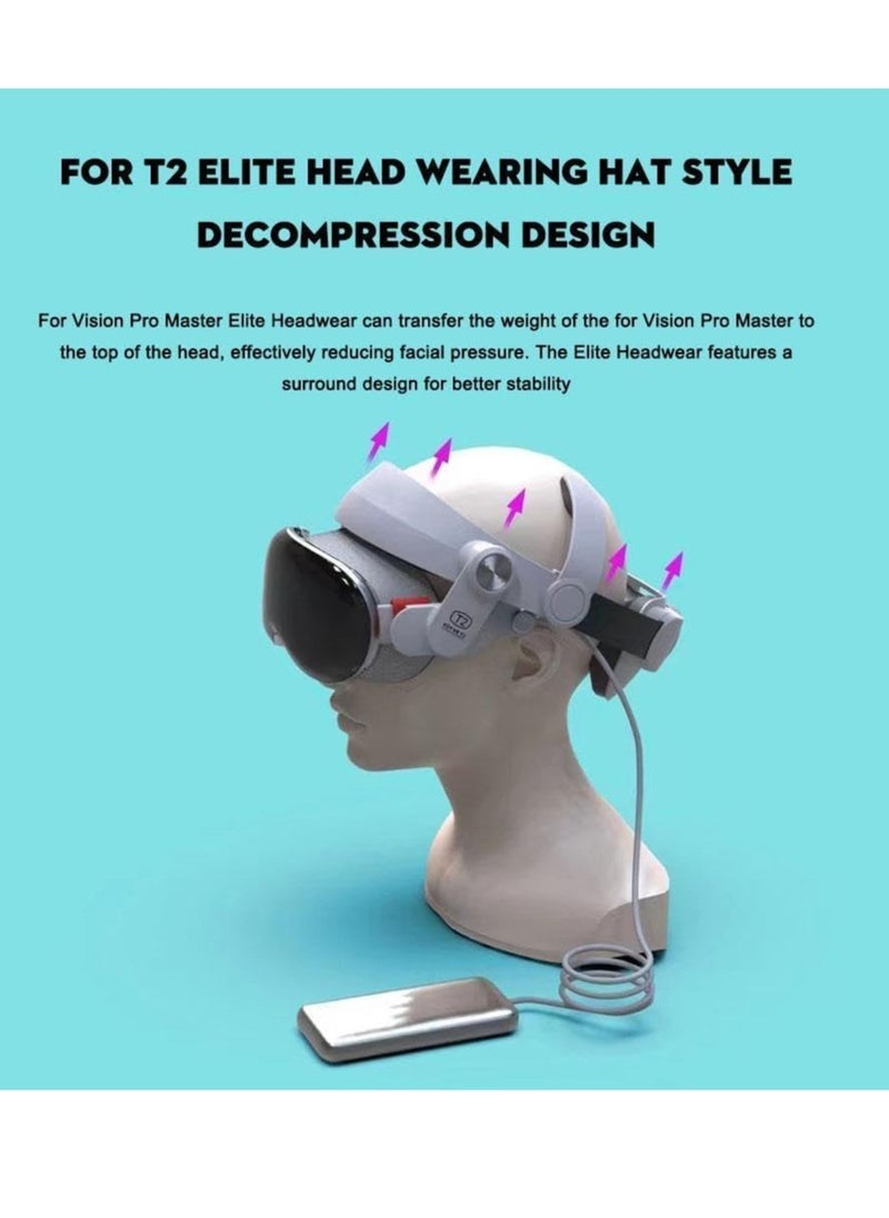 Generic FiiTVR Elite Headset for Oculus Quest 2 Comfortable Replaceable Adjustable Headset VR Accessories  - Image 4