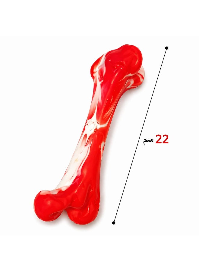 🦴 22cm Dog Chew Bone – Strong and safe material for teeth cleaning and stress relief