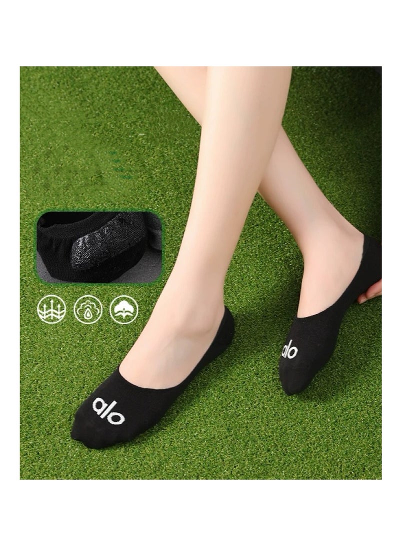 alo 3 pieces alo socks men's and women's sports and leisure cotton socks  - Image 5