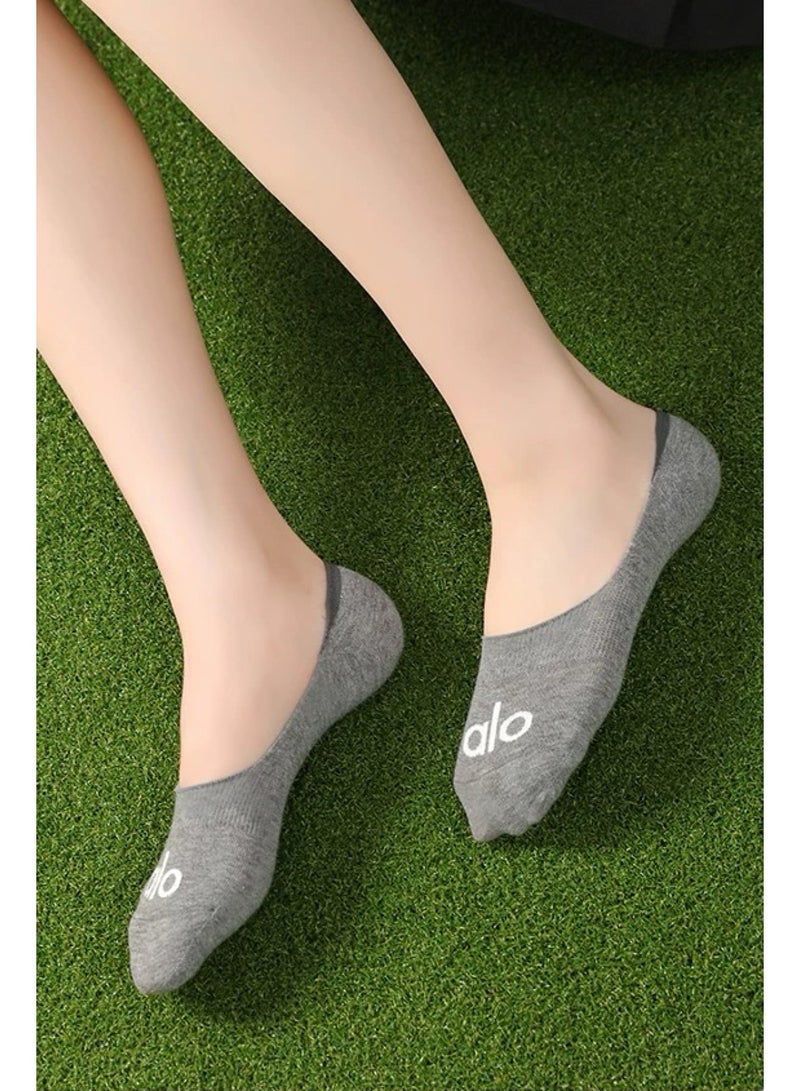 3 pieces alo socks men's and women's sports and leisure cotton socks