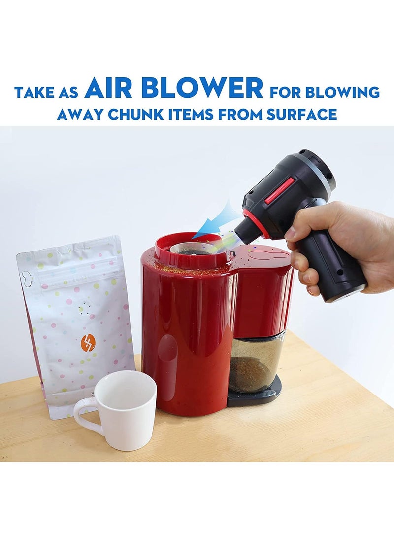Generic Electric Air Duster for Keyboard Cleaning- Cordless Air Duster Computer Cleaning- Compressed Air Duster- Mini Vacuum- Keyboard Cleaner 3-in-1  - Image 5