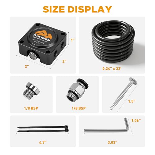 RAYTEEN Differential Breather Kit – High-Flow Axle Vent Air Pressure in Differentials, Transmission, Transfer Case for 4×4 Vehicle, Jeep, Offroad, 4WD - Image 5