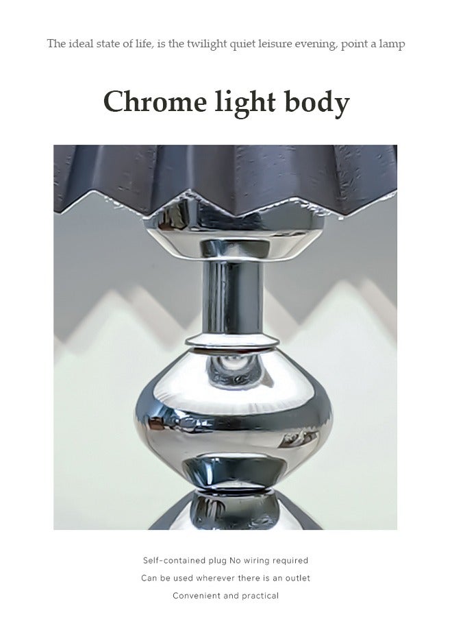 DUNISO Bedside table lamp, USB fabric bedroom lamp, multifunctional LED desk lamp reading lamp, three color multi level adjustable, suitable for living room, study, bedroom and office - Image 4