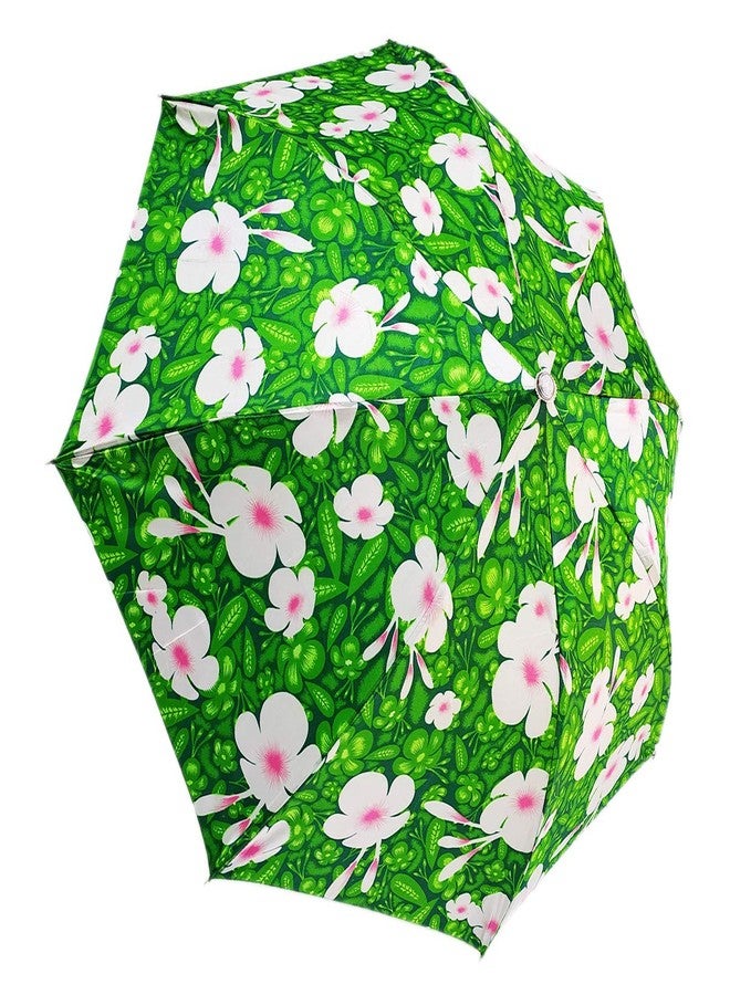 RAINPOPSON Umbrella for Women 2 Fold & Umbrella for Men (Red & Green Printed)- Combo Set of 2 - Image 4