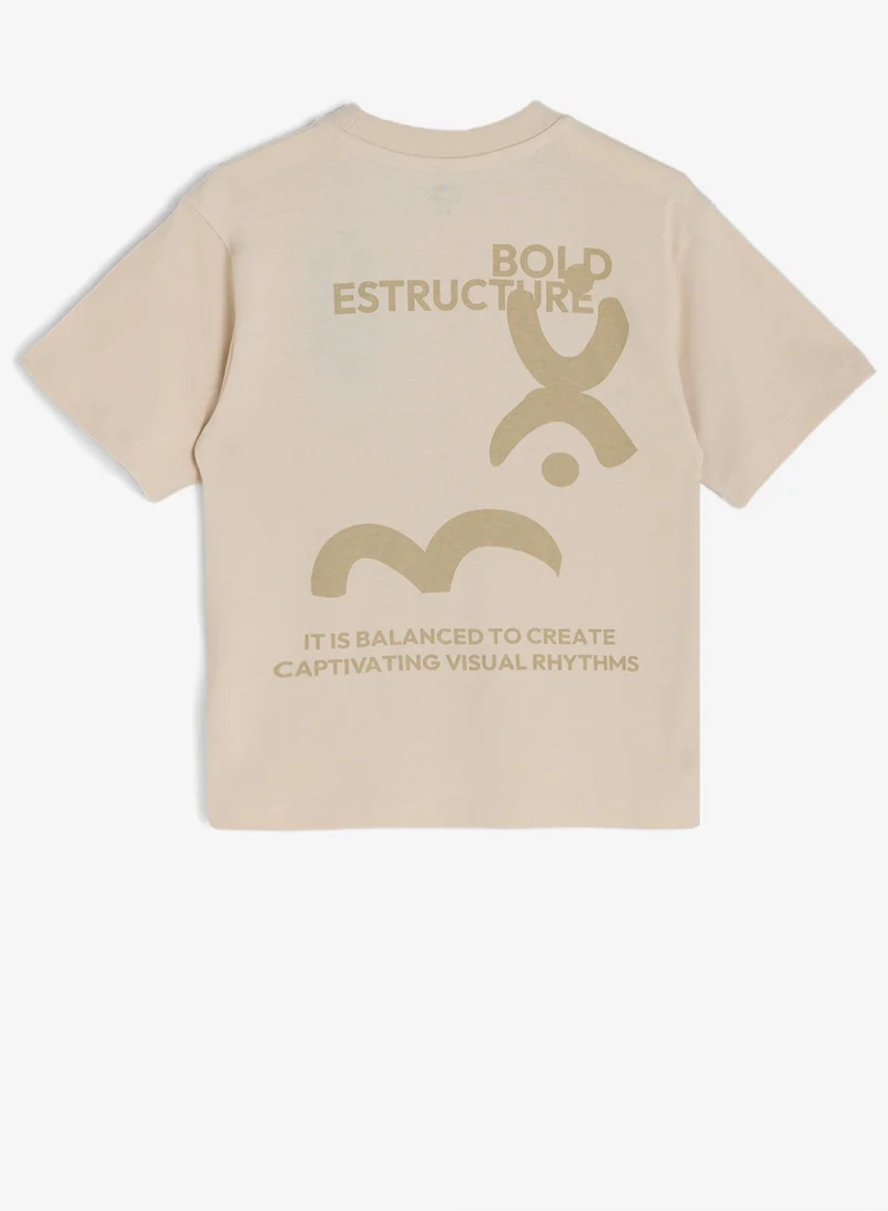 ريبلز مع نمشي Boys Drop Shoulder T-shirt