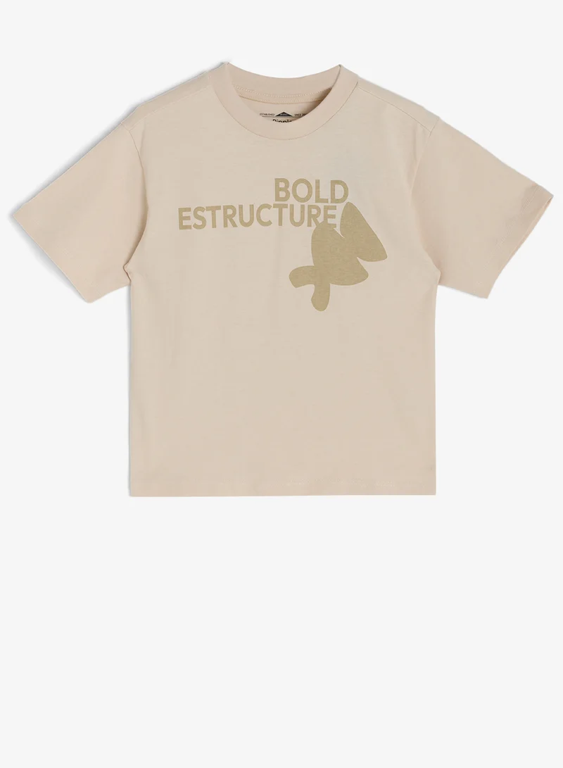ريبلز مع نمشي Boys Drop Shoulder T-shirt