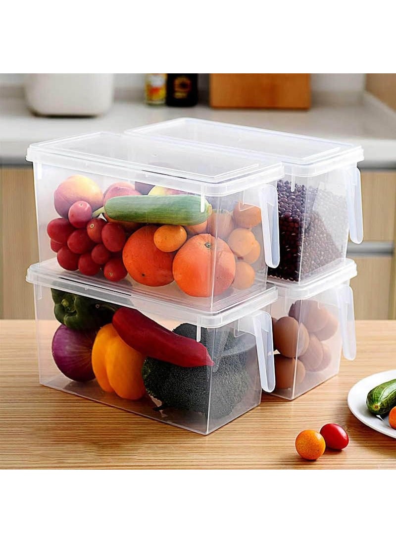 XVIA Fridge Storage Saver Rack Fruit Storage Containers for Fridge Fruit Fresh Keeper Containers with Lids Drain Baskets Bins BPAFree Plastic305X105X 95CM