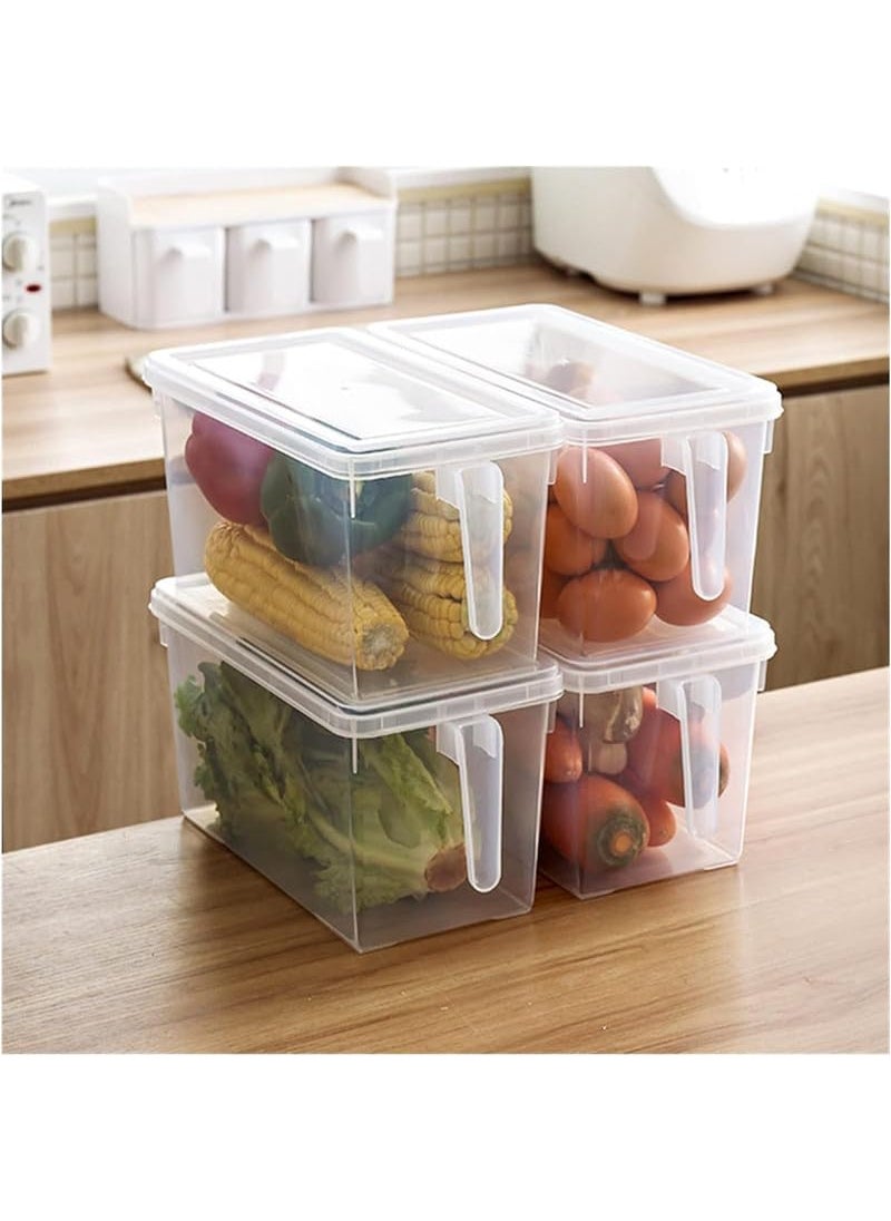 XVIA Fridge Storage Saver Rack Fruit Storage Containers for Fridge Fruit Fresh Keeper Containers with Lids Drain Baskets Bins BPAFree Plastic305X105X 95CM