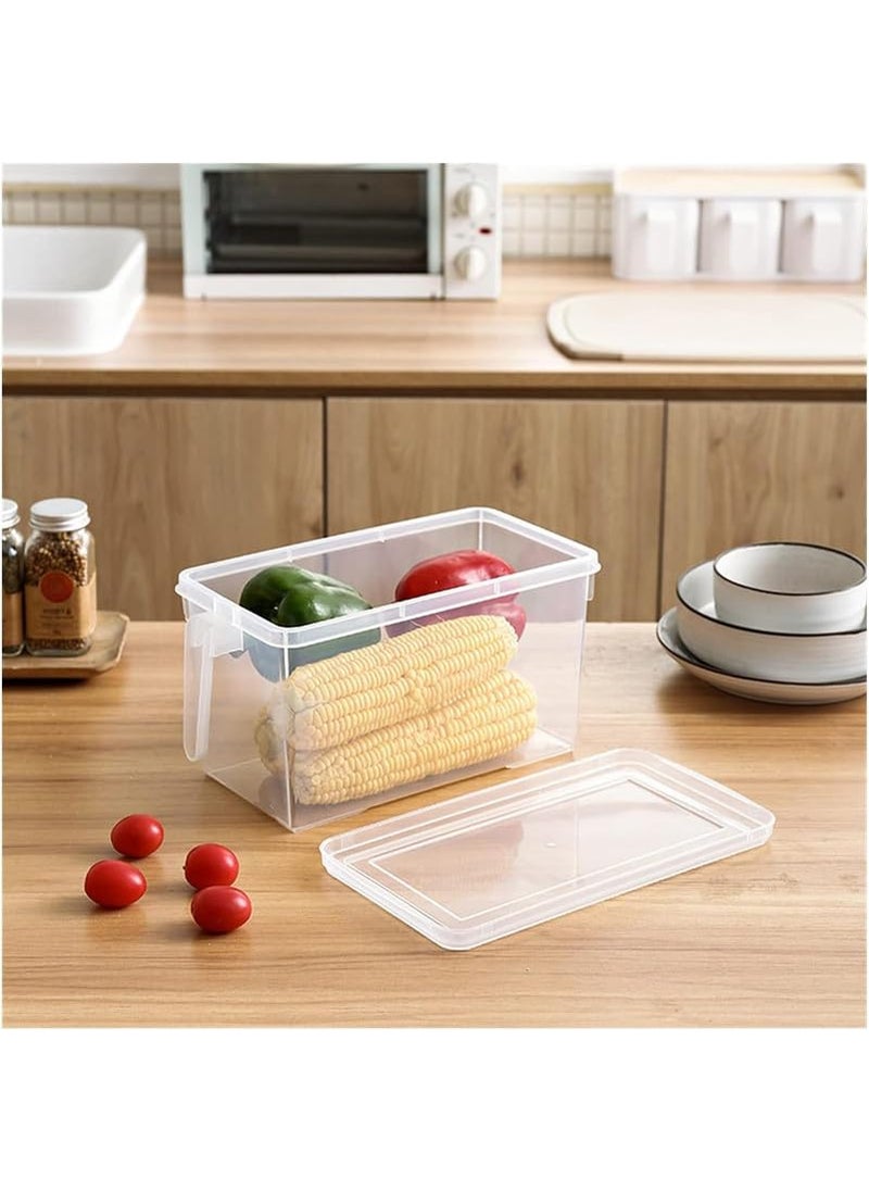 XVIA Fridge Storage Saver Rack Fruit Storage Containers for Fridge Fruit Fresh Keeper Containers with Lids Drain Baskets Bins BPAFree Plastic305X105X 95CM