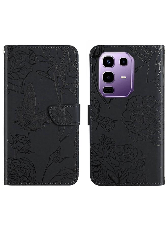 إيروريكس جراب لهاتف Infinix Note 50 Pro 4G / Note 50 4G جراب هاتف من الجلد القابل للطي بنقشة فراشة - Image 1