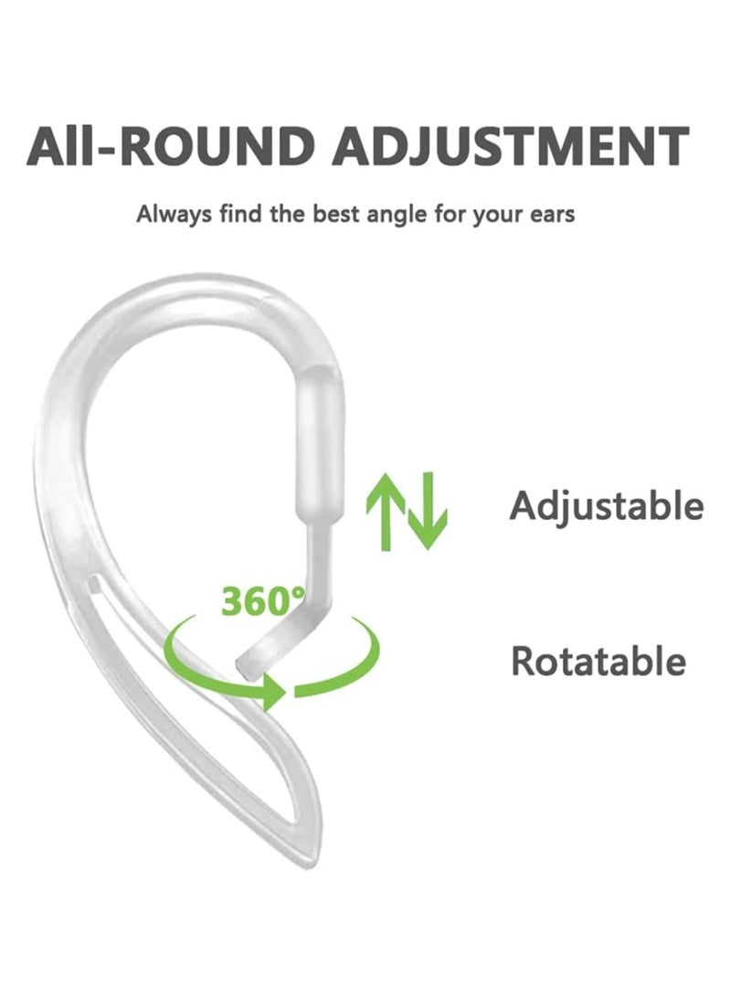 Oasisgalore Transparent Ear Hooks for AirPods Pro 1-3 Gen, 2 Pairs  - Image 3