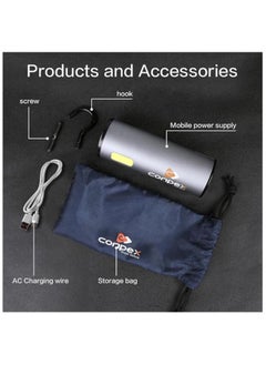 Conpex Multi-functional Portable Power Supply – USB Rechargeable 12W Emergency Light for Camping, Tents & Outdoor Use  - Image 3