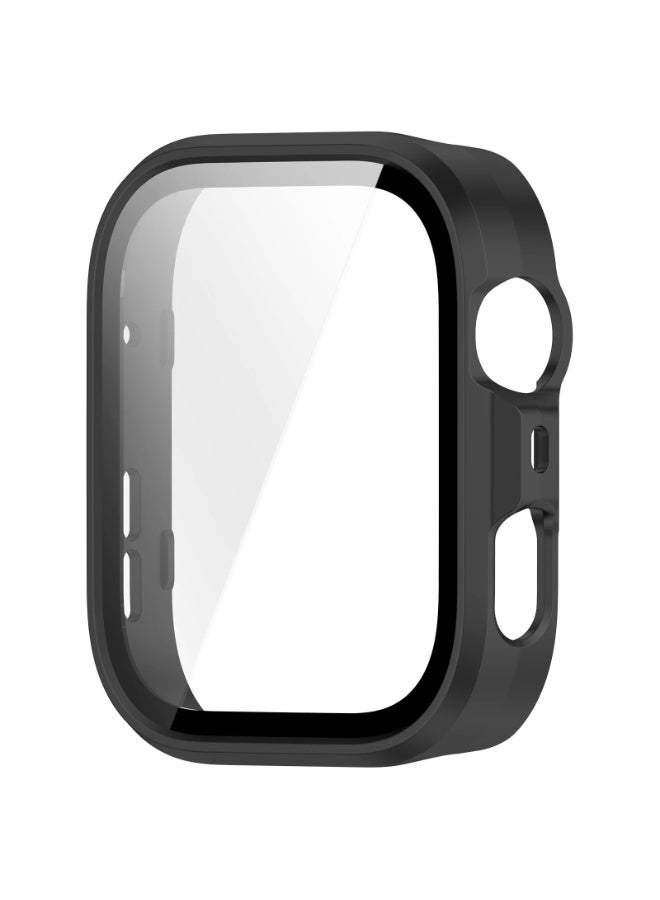 PC Case + Screen Protector For Huawei Watch Fit 4 All-around Anti-scratch Frame Screen Protective Shell (Black) - Image 3