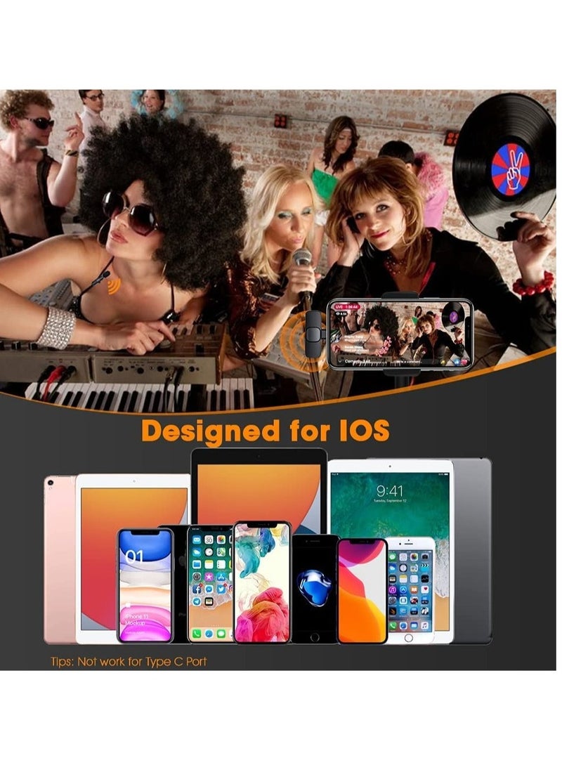 ELTRAZONE "Enhanced Performance: Wireless Lavalier Microphone for iPhone and iPad, Plug-and-Play Convenience"  - Image 3