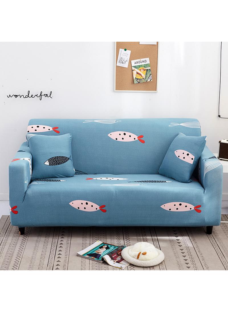Elastic sofa cover, fully covered sofa cover suitable for double sofa 145-180cm