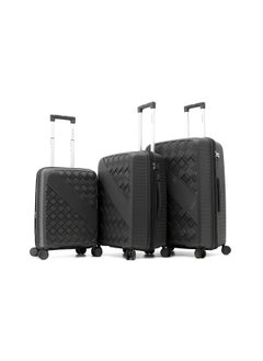 GIORDANO Giordano Hardside Luggage Trolley Bag 3 Pieces set,Grey (S-20,M-24,L-28 Inch)  - Image 1
