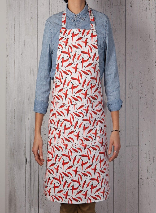Now Designs Basic Kitchen Chef's Apron, Caliente - 28 x 32 in | Cotton - Image 4