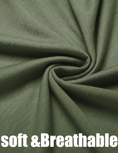 COOFANDY Boxing Shirts for Men Trainning 2 Pack Gym Tank Tops Sleeveless Workout T Shirts, Large BlackArmy Green - Image 5