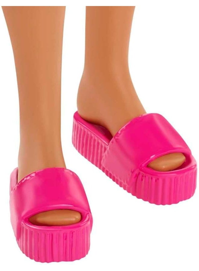 Barbie باربي تحب المحيط دمية ذات طابع شاطئي (11.5 بوصة برونيت ممتلئة) - Image 4