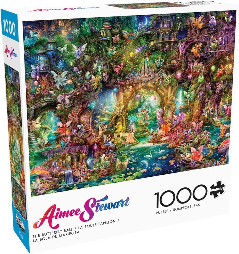 Buffalo Games Aimee Stewart The Butterfly Ball 1000 Piece Jigsaw Puzzle for Adults Challenging Puzzle Perfect for Game Nights Finished Size is 2675 x 1975