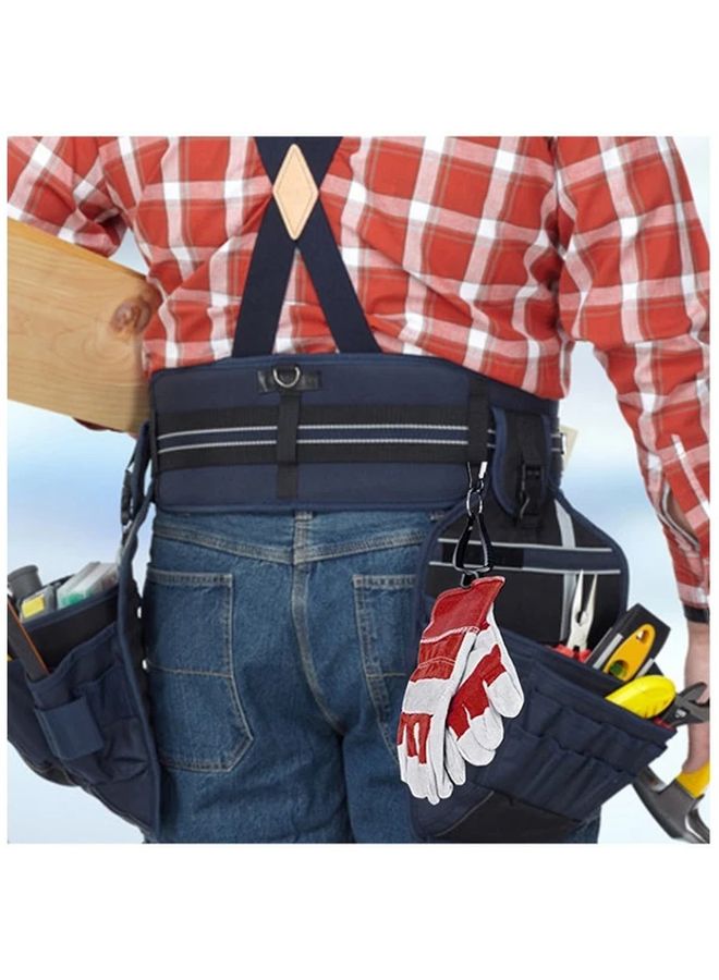 حامل القفاز الأسود مع حلقة المفاتيح وملمس مضاد للانزلاق، تصميم مقاوم للضياع - Image 3