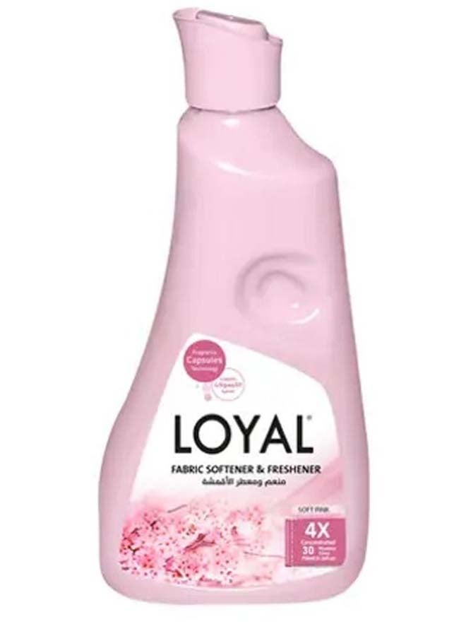 loyal Fabric Softener & Freshener Concentrated, Soft Pink, 30 Washes 750ml - Image 1