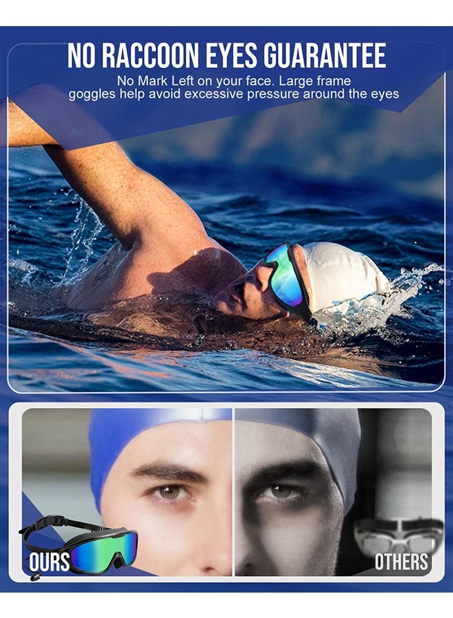 BOFAN Polarized Swimming Goggles Swim Pool Goggles Anti Fog Anti UV No Leakage Clear Vision for Men Women Adults Teenagers - Image 3