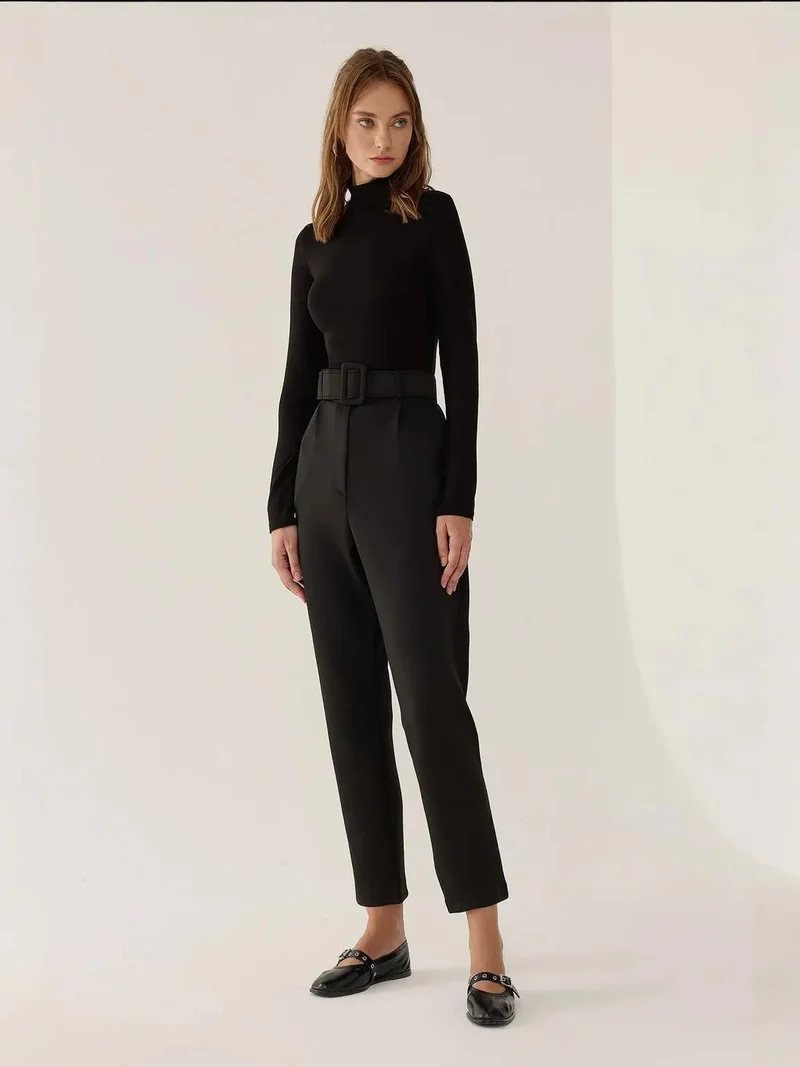 HICCUP High Waist Belted Pants