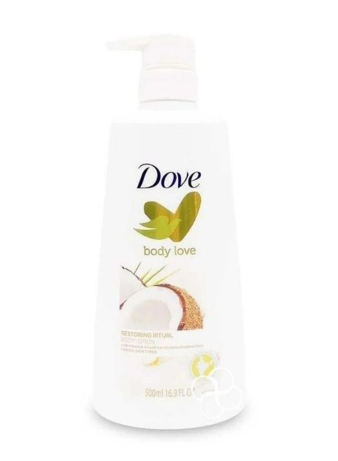 دوف لوشن الجسم بجوز الهند من ريستورينج ريتوال 500 مل