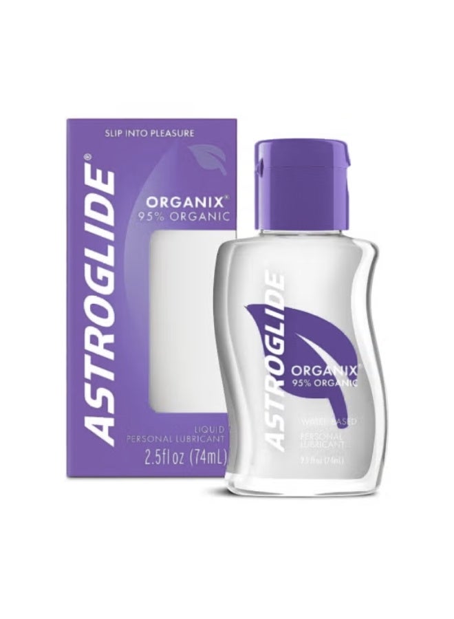 ASTROGLIDE Organix Liquid, Water Based Personal Lubricant, 2.5 oz.