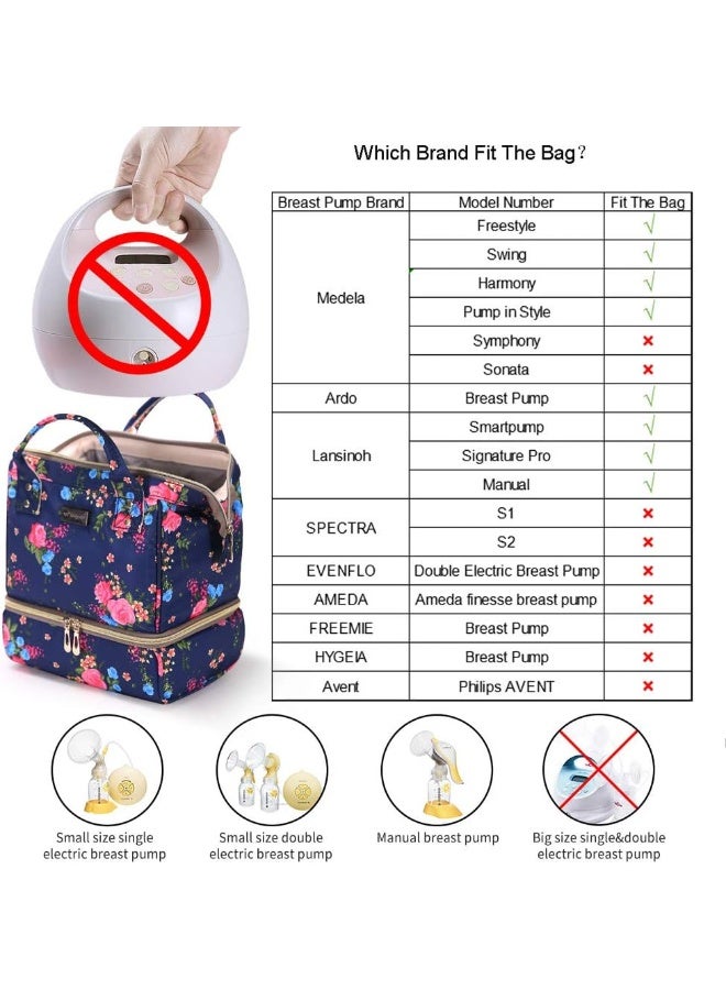 جوجوسو GOGOSO Breast Pump Bag with Cooler Pocket - Image 3