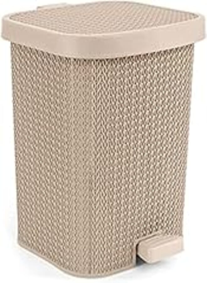 El helal & el negma turt large trash bin - beige