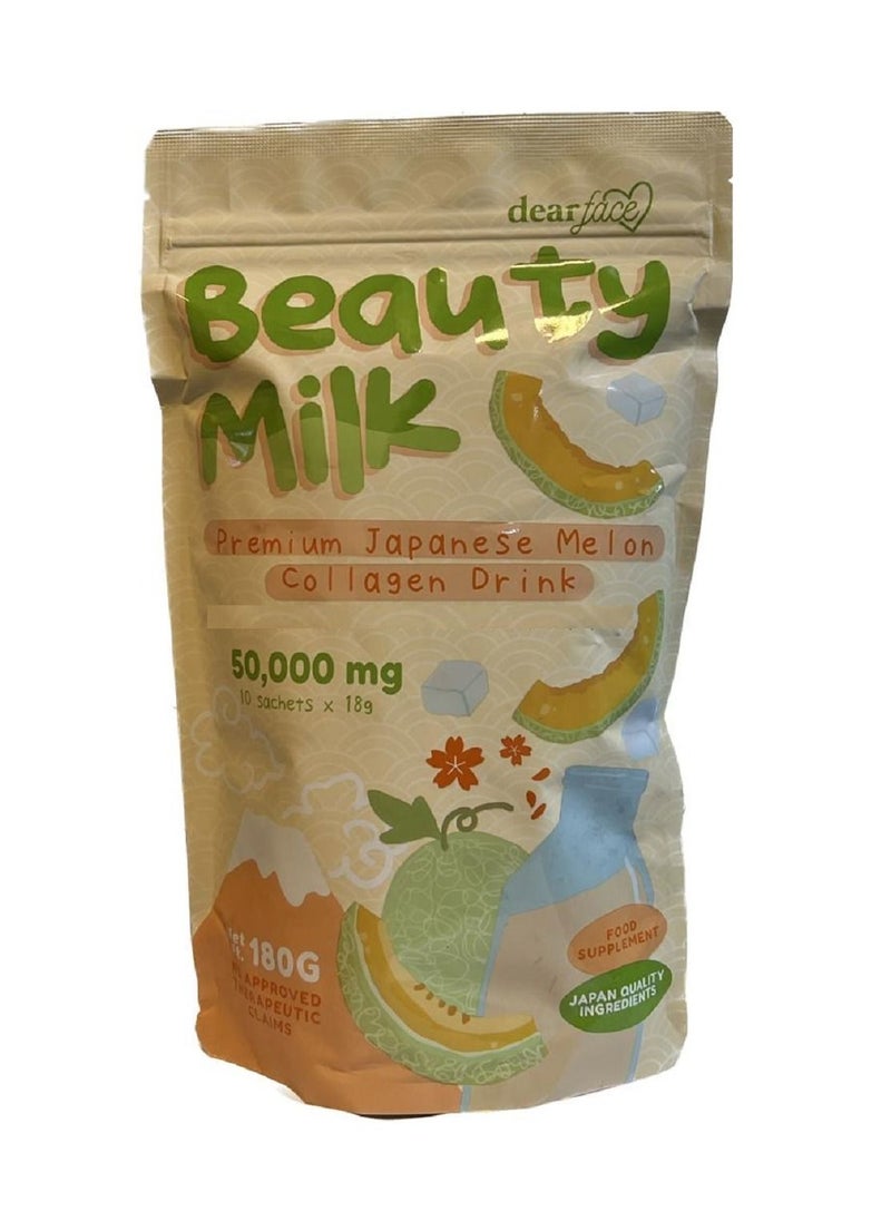 dear face - Beauty Milk Premium Japanese Melon Collagen Drink - Image 1
