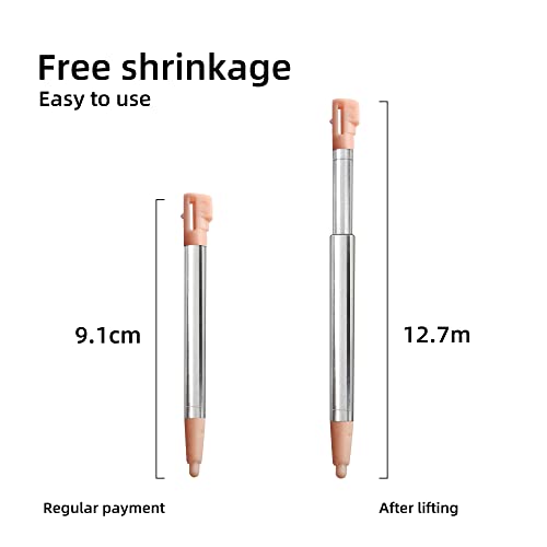 Xahpower DSi Stylus Pen, Metal Retractable Replacement Stylus Compatible with Nintendo DSi, 4in1 Combo Touch Styli Pen Set Multi Color for NDSi - Image 4