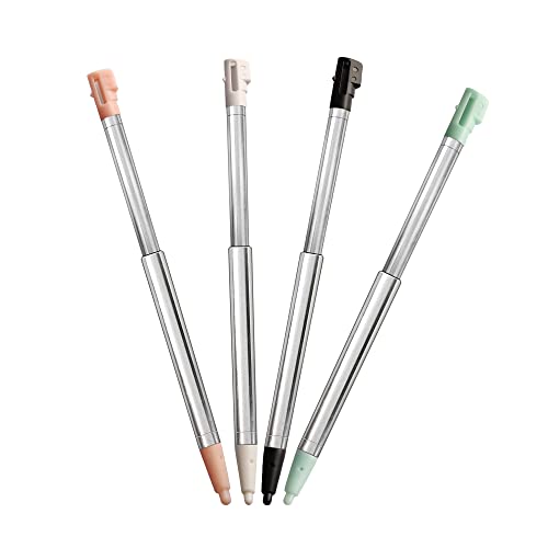 Xahpower DSi Stylus Pen, Metal Retractable Replacement Stylus Compatible with Nintendo DSi, 4in1 Combo Touch Styli Pen Set Multi Color for NDSi - Image 1