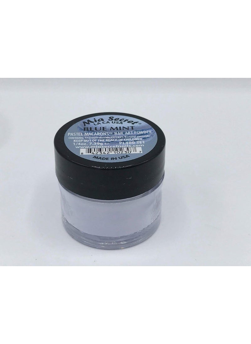 MIA SECRET Mia Secret ACRYLIC POWDER - PASTEL MACARONS - SINGLE JAR - PICK YOUR COLOR - 2018 Collection! (BLUE MINT) 