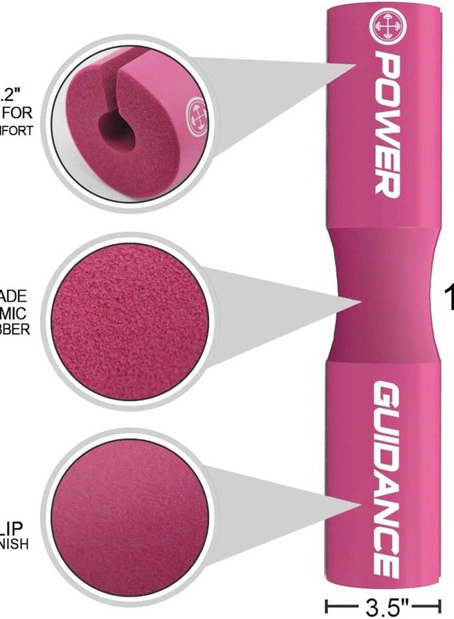 POWER GUIDANCE Barbell Squat Pad - Neck & Shoulder Protective Pad - Great for Squats, Lunges, Hip Thrusts, Weight Lifting & More - Fit Standard and Olympic Bars Perfectly - Image 3