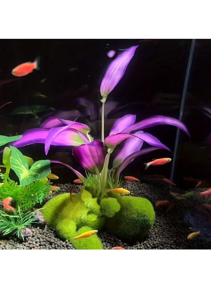 OASIS-TH Aquarium Decorations Lifelike Plastic Decor Fish Tank Plants,Used for Household and Office Aquarium Simulation Plastic Hydroponic Plants - Image 4