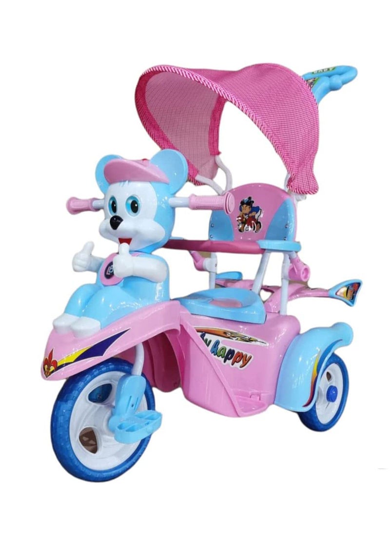 Lovely Baby - دراجة ثلاثية العجلات للأطفال من لوفلي بيبي LB 320HC باللون الوردي - Image 1