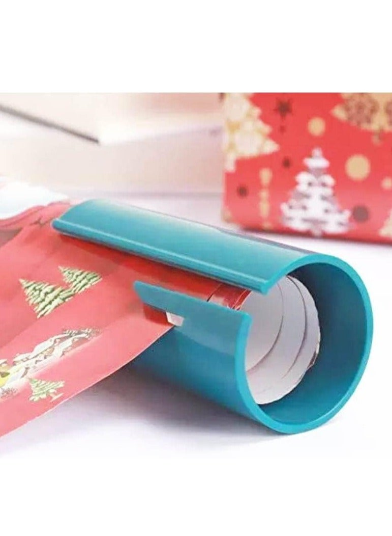 Oasisgalore 3-Piece Wrapping Paper Cutter Tools Craft Paper Roll Sliding Line Cut Trimmer  - Image 4