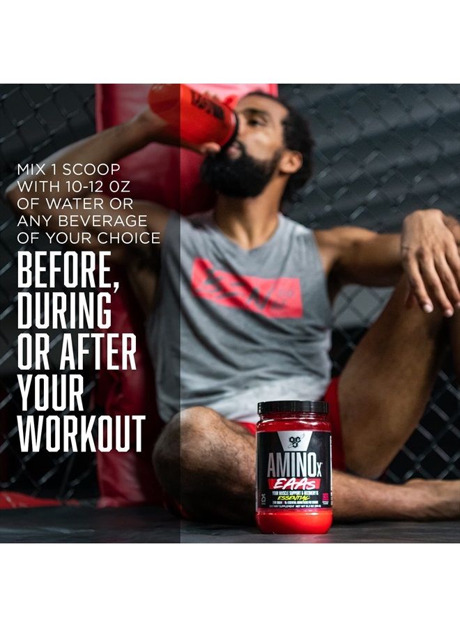 BSN Amino X EAAs, Muscle Recovery & Endurance, 10g Essential Amino Acids, 5g BCAAs, Zero Sugar, Caffeine Free, Strawberry Dragonfruit, 13.2oz, 25 Servings - Image 5